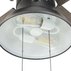 * Ceiling Fans|Discount Patriot Lighting® Amanda 48″ Matte Black Indoor Led Ceiling Fan