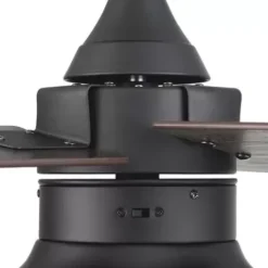 * Ceiling Fans|Discount Patriot Lighting® Amanda 48″ Matte Black Indoor Led Ceiling Fan