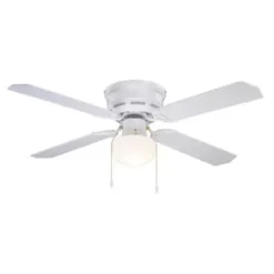 * Ceiling Fans|Discount Patriot Lighting™ Eros Ii 42″ White Indoor Ledceiling Fan