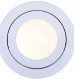 * Indoor Lighting|Discount Patriot Lighting® 4″ White Recessed Led Gimbal Trim Downlight