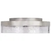 * Indoor Lighting|Discount Patriot Lighting® Leah Satin Nickel Integrated Led Flush Mount Ceiling Light