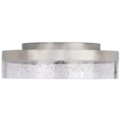 * Indoor Lighting|Discount Patriot Lighting® Leah Satin Nickel Integrated Led Flush Mount Ceiling Light