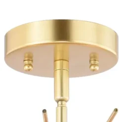 * Indoor Lighting|Discount Patriot Lighting® Nikko Gold Semi-Flush Mount Ceiling Light