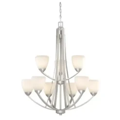 * Indoor Lighting|Discount Patriot Lighting® Helsinki 9-Light Brushed Nickel Chandelier