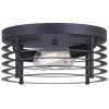 * Indoor Lighting|Discount Patriot Lighting® Gabel Matte Black 2-Light Flush Mount Ceiling Light