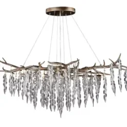* Indoor Lighting|Discount Patriot Lighting® Rainier Silver Mist 6 Light Chandelier