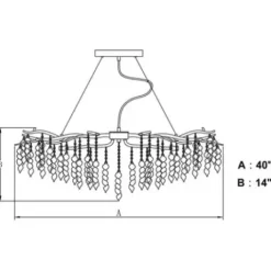* Indoor Lighting|Discount Patriot Lighting® Rainier Silver Mist 6 Light Chandelier