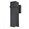* Outdoor Lighting|Discount Patriot Lighting® Lavage Textured Black Led Outdoor Wall Light