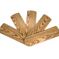 * Ceiling Fans|Discount Patriot Lighting® 52″ Oak/Walnut Ceiling Fan Replacement Blades – 5 Pcs/Set