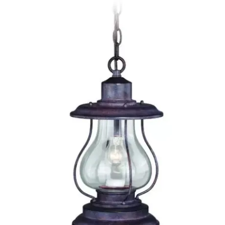 * Outdoor Lighting|Discount Patriot Lighting® Portage Weathered Pantina 8″ Outdoor Pendant Light