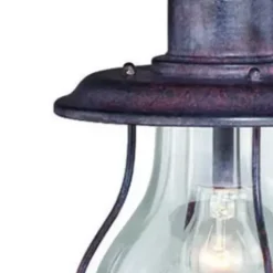 * Outdoor Lighting|Discount Patriot Lighting® Portage Weathered Pantina 8″ Outdoor Pendant Light