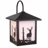 * Outdoor Lighting|Discount Patriot Lighting® Deer Burnished Bronze Outdoor Wall Light