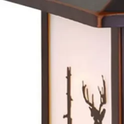 * Outdoor Lighting|Discount Patriot Lighting® Deer Burnished Bronze Outdoor Wall Light