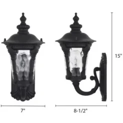 * Outdoor Lighting|Flash Sale Patriot Lighting® Tomek Black Outdoor Wall Light