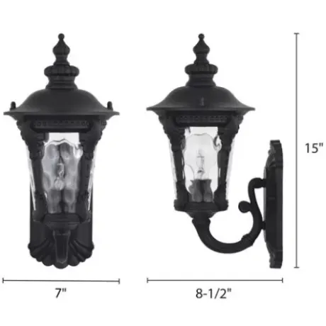 * Outdoor Lighting|Flash Sale Patriot Lighting® Tomek Black Outdoor Wall Light