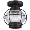 * Indoor Lighting|Flash Sale Patriot Lighting® Potter Oil-Rubbed Bronze 1-Light Flush Mount Ceiling Light