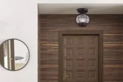 * Indoor Lighting|Flash Sale Patriot Lighting® Potter Oil-Rubbed Bronze 1-Light Flush Mount Ceiling Light