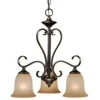 * Indoor Lighting|Flash Sale Patriot Lighting® Mavis 3-Light Oil-Brushed Bronze With Gold Accent Chandelier