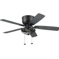 * Ceiling Fans|Flash Sale Patriot Lighting™ Annetta 52″ Matte Black Led Indoor/Outdoor Ceiling Fan