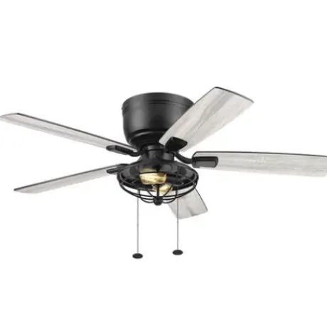 * Ceiling Fans|Flash Sale Patriot Lighting™ Annetta 52″ Matte Black Led Indoor/Outdoor Ceiling Fan