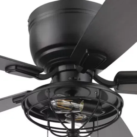 * Ceiling Fans|Flash Sale Patriot Lighting™ Annetta 52″ Matte Black Led Indoor/Outdoor Ceiling Fan