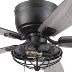 * Ceiling Fans|Flash Sale Patriot Lighting™ Annetta 52″ Matte Black Led Indoor/Outdoor Ceiling Fan