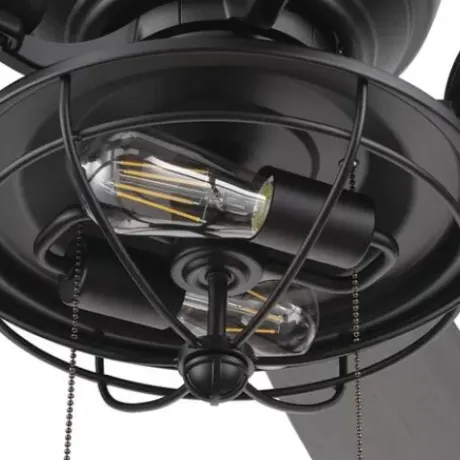 * Ceiling Fans|Flash Sale Patriot Lighting™ Annetta 52″ Matte Black Led Indoor/Outdoor Ceiling Fan