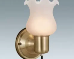 * Indoor Lighting|Flash Sale Patriot Lighting® Burley 1-Light Antique Brass Indoor Wall Light