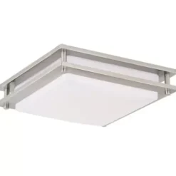 * Indoor Lighting|Flash Sale Patriot Lighting® Horizon Satin Nickel Flush Mount Ceiling Light