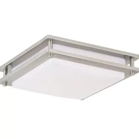 * Indoor Lighting|Flash Sale Patriot Lighting® Horizon Satin Nickel Flush Mount Ceiling Light