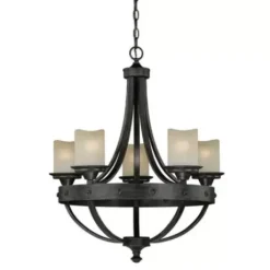 * Indoor Lighting|Flash Sale Patriot Lighting® Lancaster 5-Light Black Walnut Chandelier