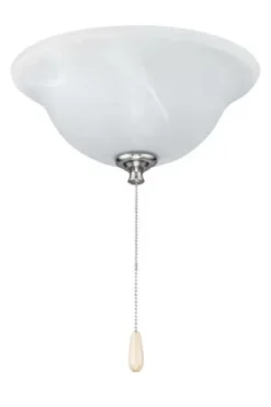 * Ceiling Fans|Flash Sale Patriot Lighting® White Swirled Marble Bowl Led Ceiling Fan Light