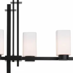 * Indoor Lighting|Flash Sale Patriot Lighting® Michael Matte Black 4-Light Island Light