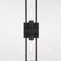 * Indoor Lighting|Flash Sale Patriot Lighting® Marquis Matte Black 2 Light Wall Light