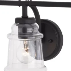 * Indoor Lighting|Flash Sale Patriot Lighting® Toledo Matte Black 3 Light Vanity Light