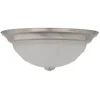 * Indoor Lighting|Flash Sale Patriot Lighting® Paula Satin Nickel 2-Light Flush Mount Ceiling Light – 2 Pack