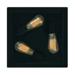 * Indoor Lighting|Flash Sale Patriot Lighting® Carah Matte Black 3-Light Flush Mount Ceiling Light