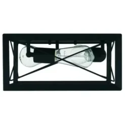 * Indoor Lighting|Flash Sale Patriot Lighting® Carah Matte Black 3-Light Flush Mount Ceiling Light