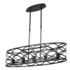 * Indoor Lighting|Flash Sale Patriot Lighting® Phinny Matte Black 5 Light Island Light