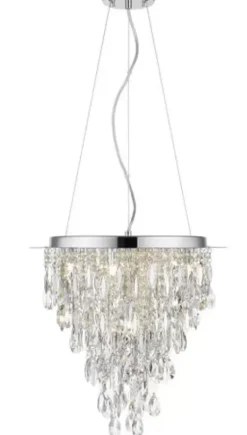 * Indoor Lighting|Flash Sale Patriot Lighting® Shana Silver 5-Light Chandelier