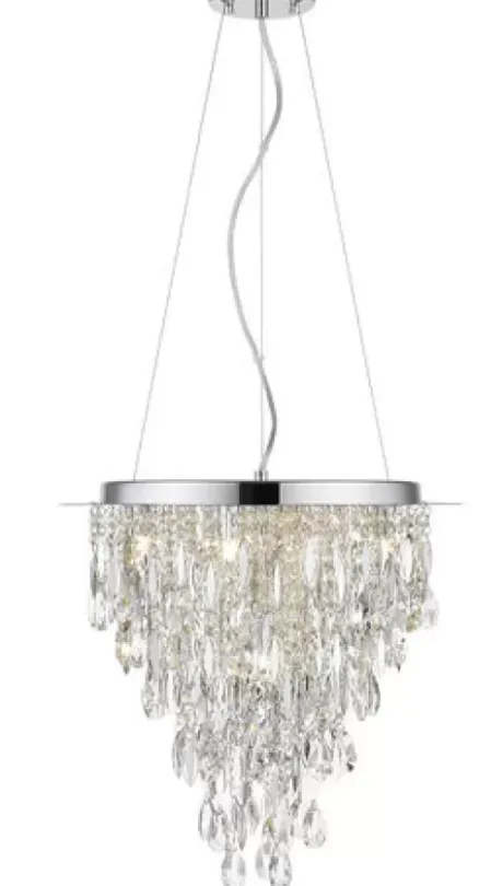 * Indoor Lighting|Flash Sale Patriot Lighting® Shana Silver 5-Light Chandelier