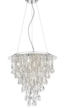 * Indoor Lighting|Flash Sale Patriot Lighting® Shana Silver 5-Light Chandelier