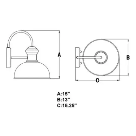 * Outdoor Lighting|Flash Sale Patriot Lighting® Franklin Oil-Burnished Bronze Outdoor Wall Light