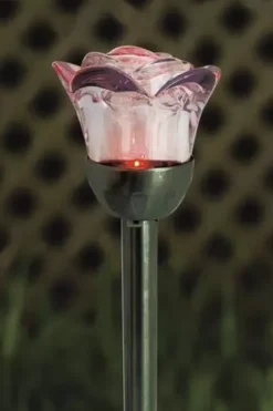 * Outdoor Lighting|Flash Sale Patriot Lighting® Solar Integrated Led Rose Landscape Light