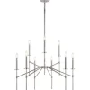 * Indoor Lighting|Flash Sale Patriot Lighting® Kedzie Polished Nickel 9 Light Chandelier
