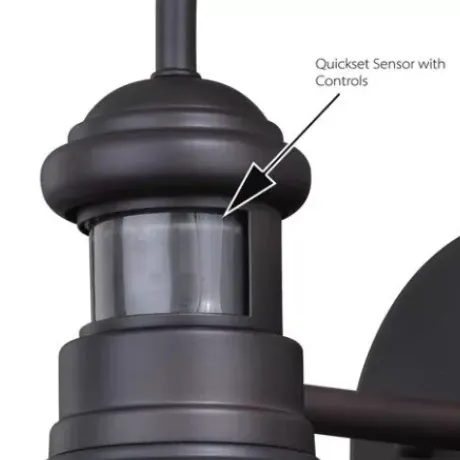 * Outdoor Lighting|Flash Sale Patriot Lighting® Dualux® Franklin Oil-Burnished Bronze Outdoor Wall Light