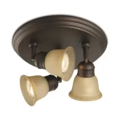 * Indoor Lighting|Flash Sale Patriot Lighting® Port Oil-Rubbed Bronze 3-Light Flush Mount Ceiling Light