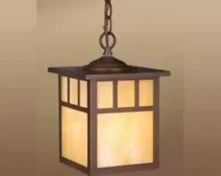 * Outdoor Lighting|Hot Sale Patriot Lighting® Mission 11″ Burnished Bronze Outdoor Pendant Light