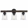 * Indoor Lighting|Hot Sale Patriot Lighting® Spruce Black Walnut 3-Light Vanity Light