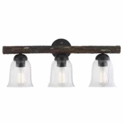 * Indoor Lighting|Hot Sale Patriot Lighting® Spruce Black Walnut 3-Light Vanity Light
